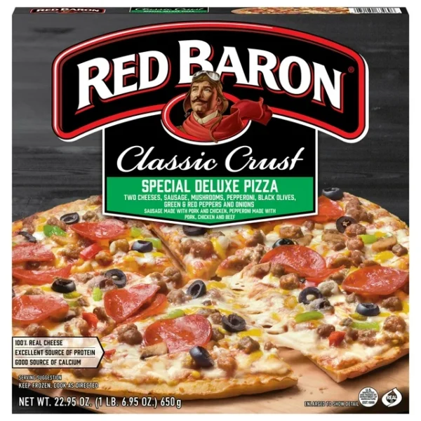 Red Baron Special Deluxe Classic Crust Frozen Pizza,