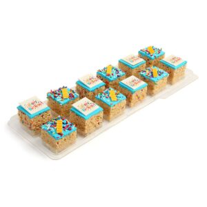 Treat House Happy Birthday Rice Krispie Treats - 12 Pack