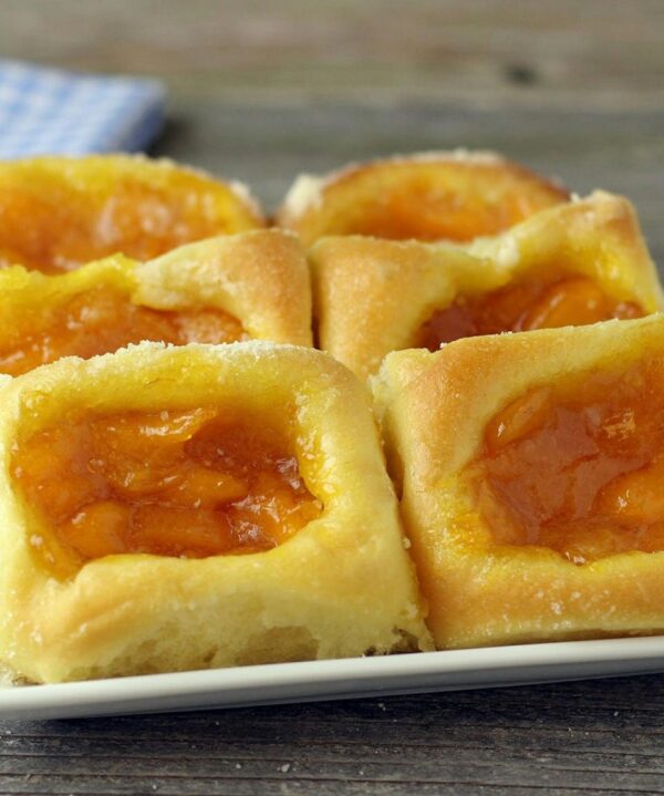 Peach Kolaches from Weikel’s Bakery – Texas Made, Tradition Baked 🍑