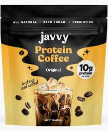 Javvy Protein Coffee Original - Instant Iced Coffee 12 oz