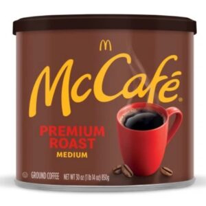 img_0370 McCafe Premium Roast, Ground Coffee, Medium Roast, 30oz. Canned